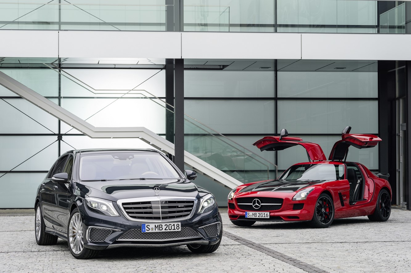 Les mercedes s 65 amg et sls amg gt final edition prennent la pose 