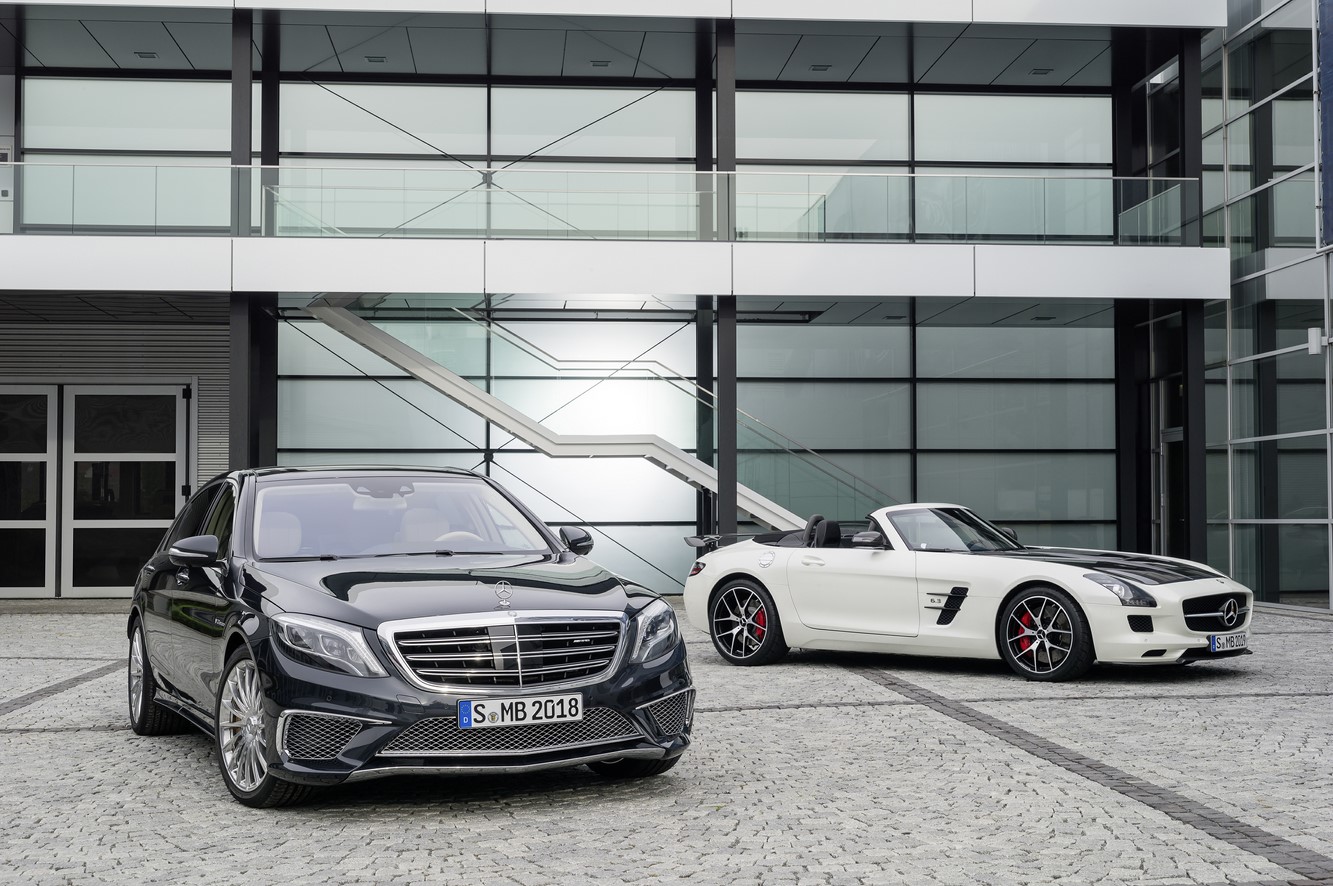 Les mercedes s 65 amg et sls amg gt final edition prennent la pose 