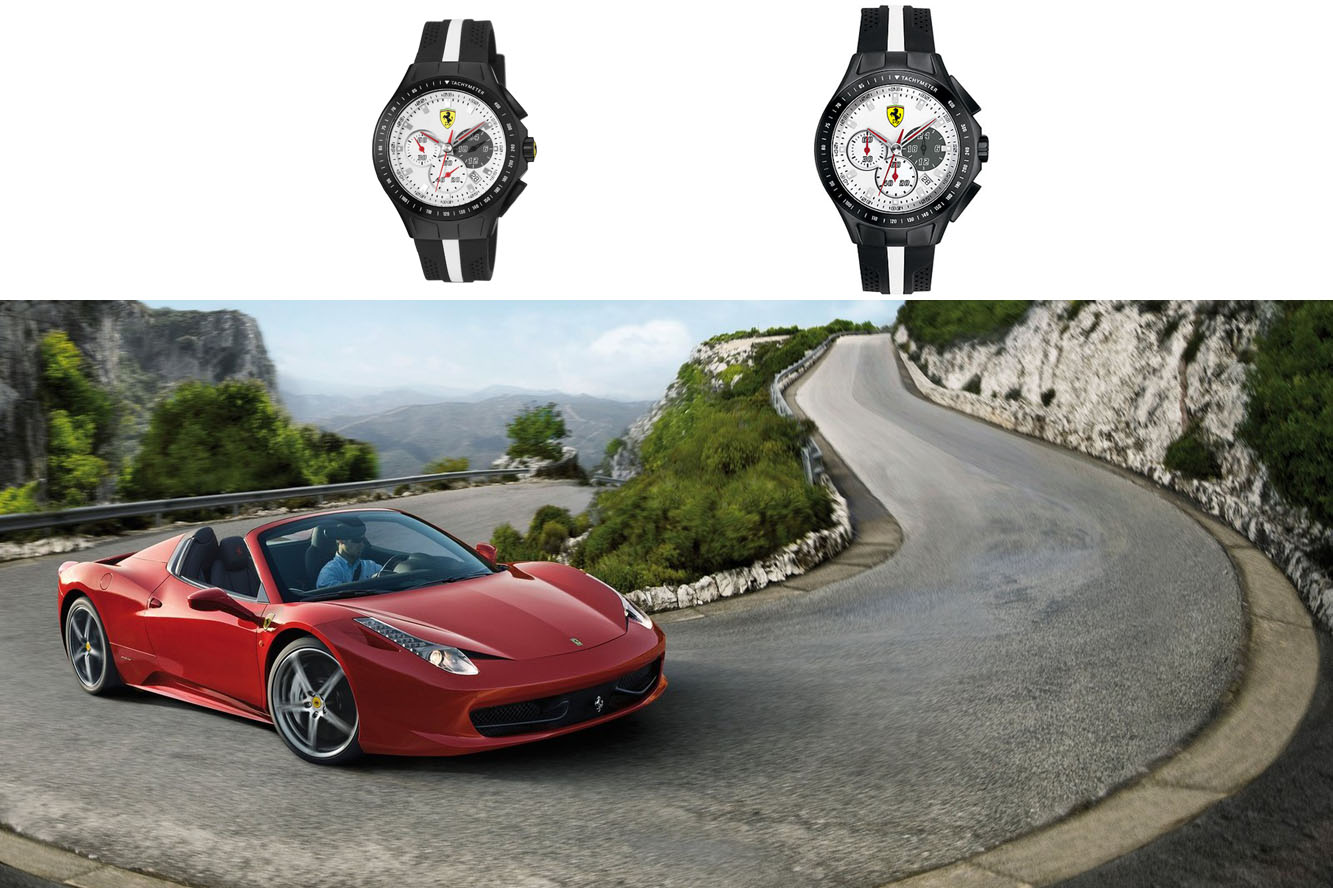 Image principale de l'actu: Montre ferrari laquo race day line raquo white dial 