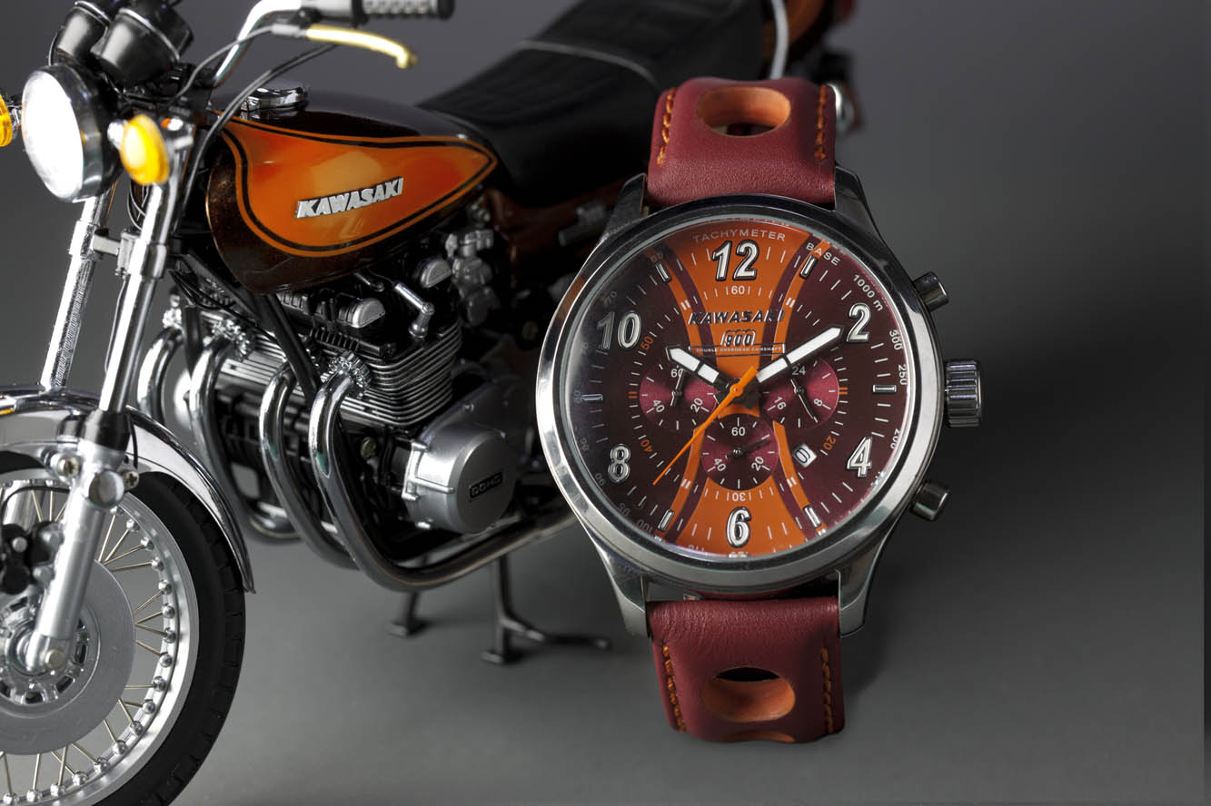 Montre kawasaki z40 le chronographe de la lignee z 