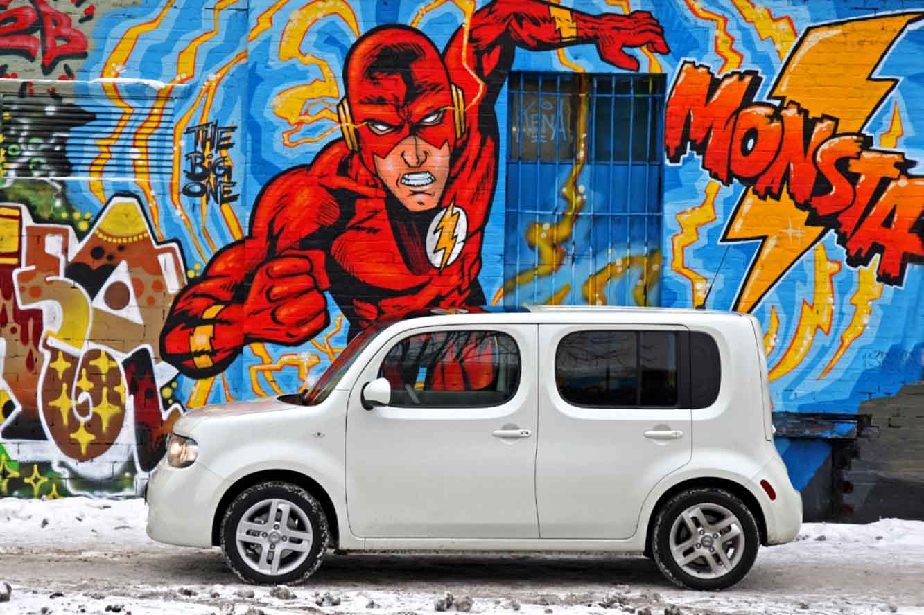 Essai de la nissan cube 