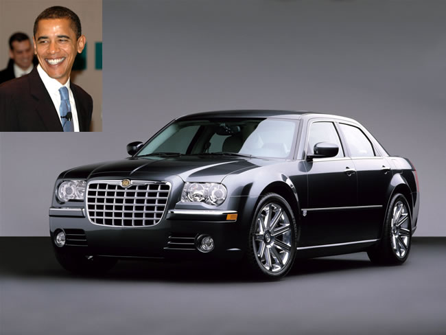 La voiture du president obama vendu aux encheres 