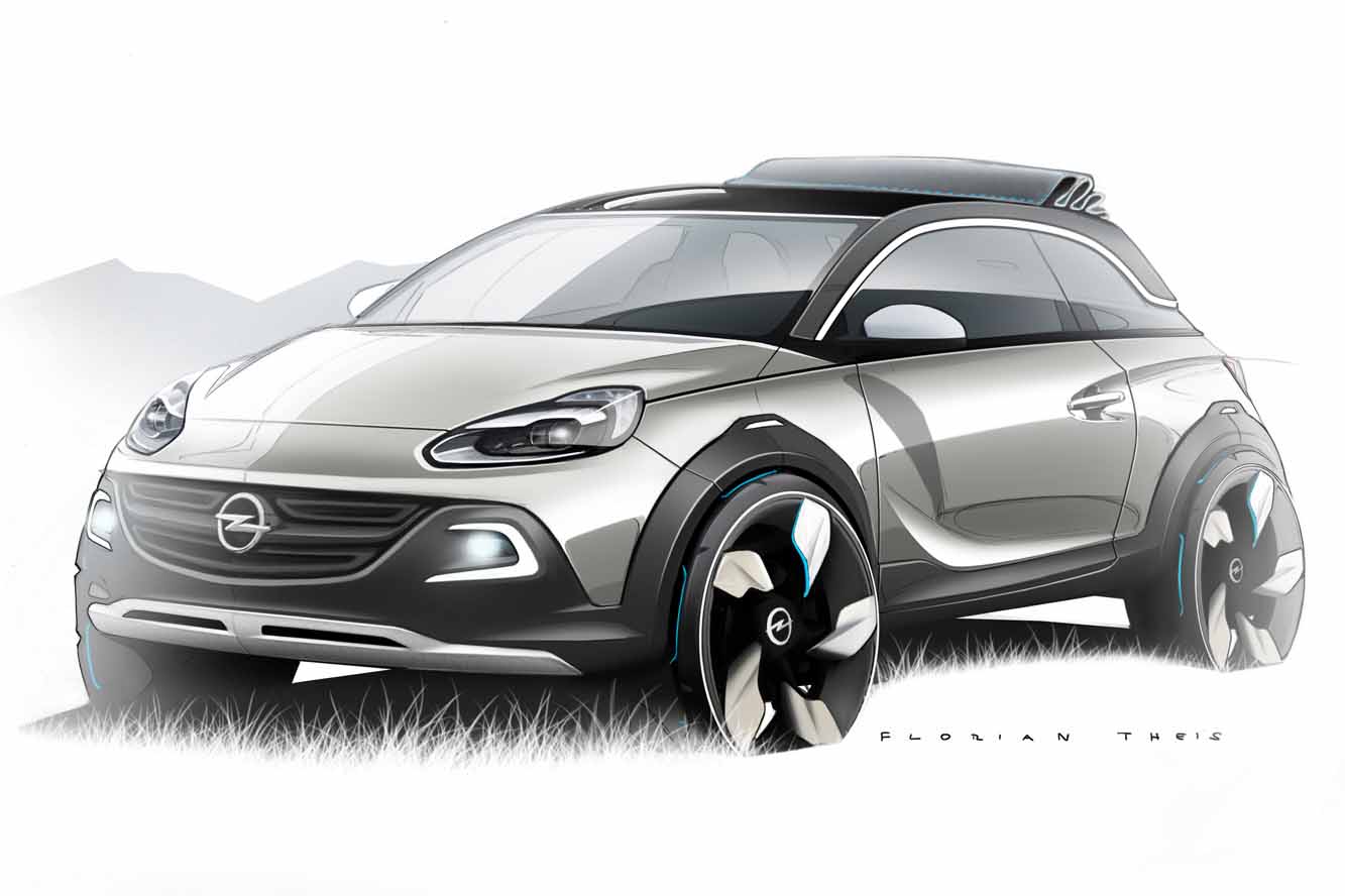 Opel adam rocks un crossover et un cabriolet 