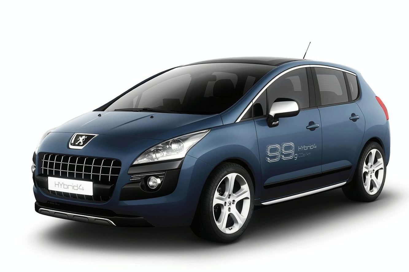 Peugeot 3008 et rcz hybrid4 presentees a francfort 