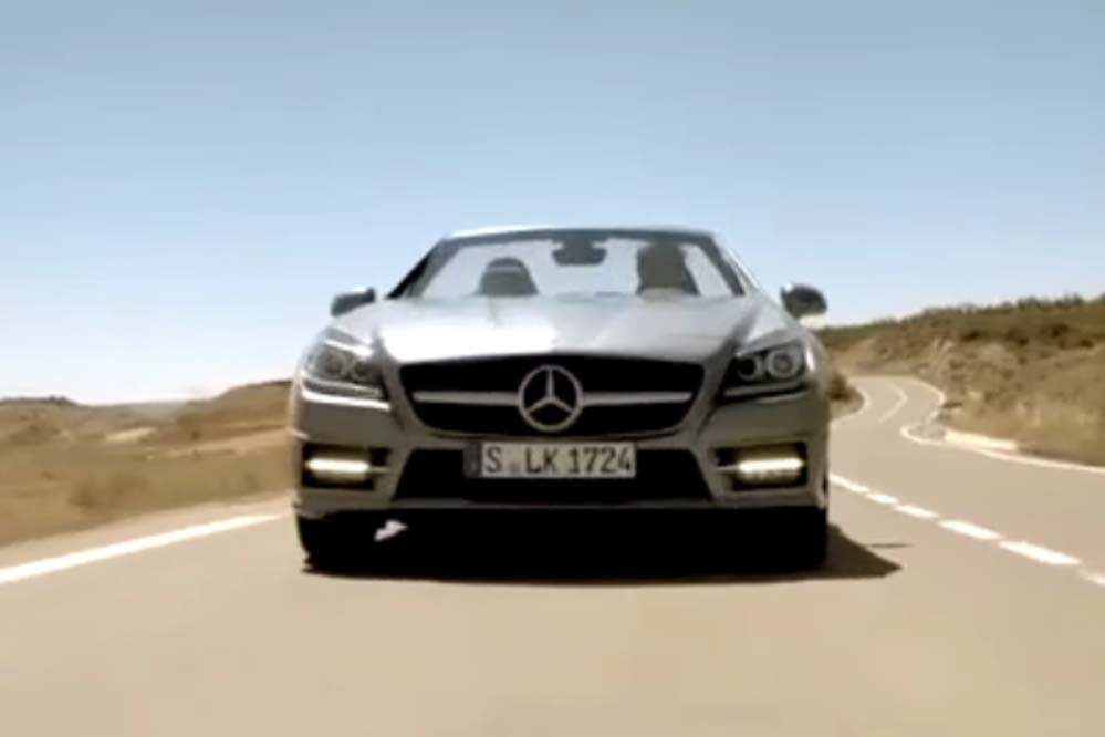 Le nouveau slk en video 