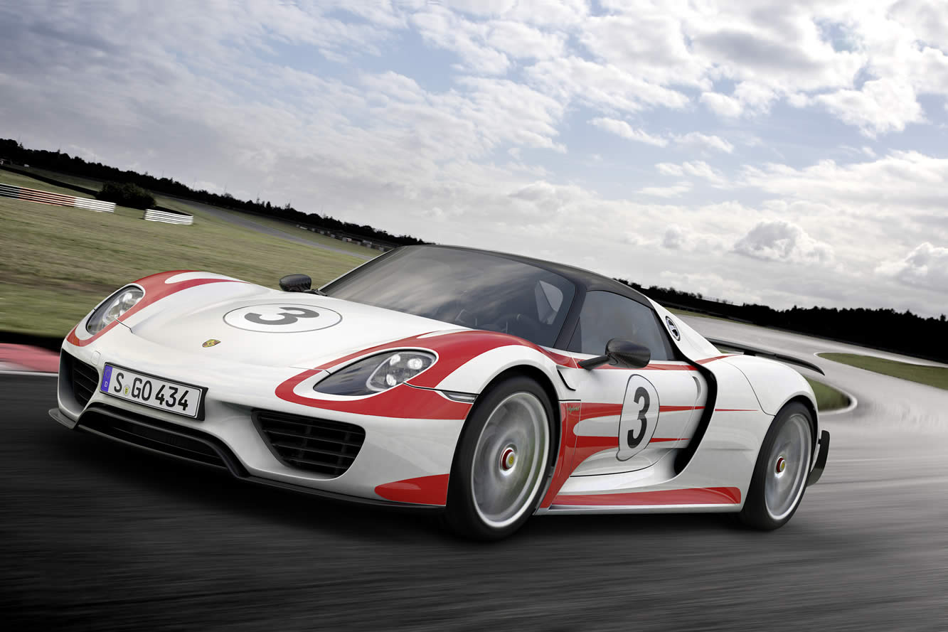 Performances de la porche 918 spyder en hausse 