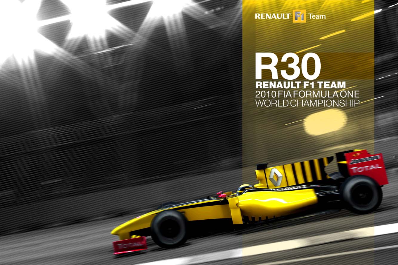 Renault f1 presente sa r30 