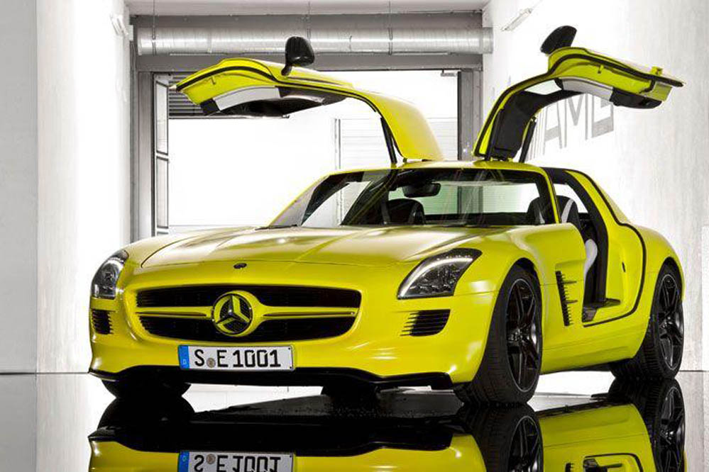 La mercedes sls sera aussi en full electrique 
