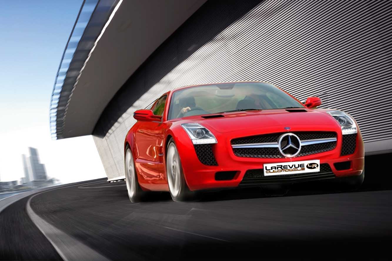 Une mercedes sls survoltee 