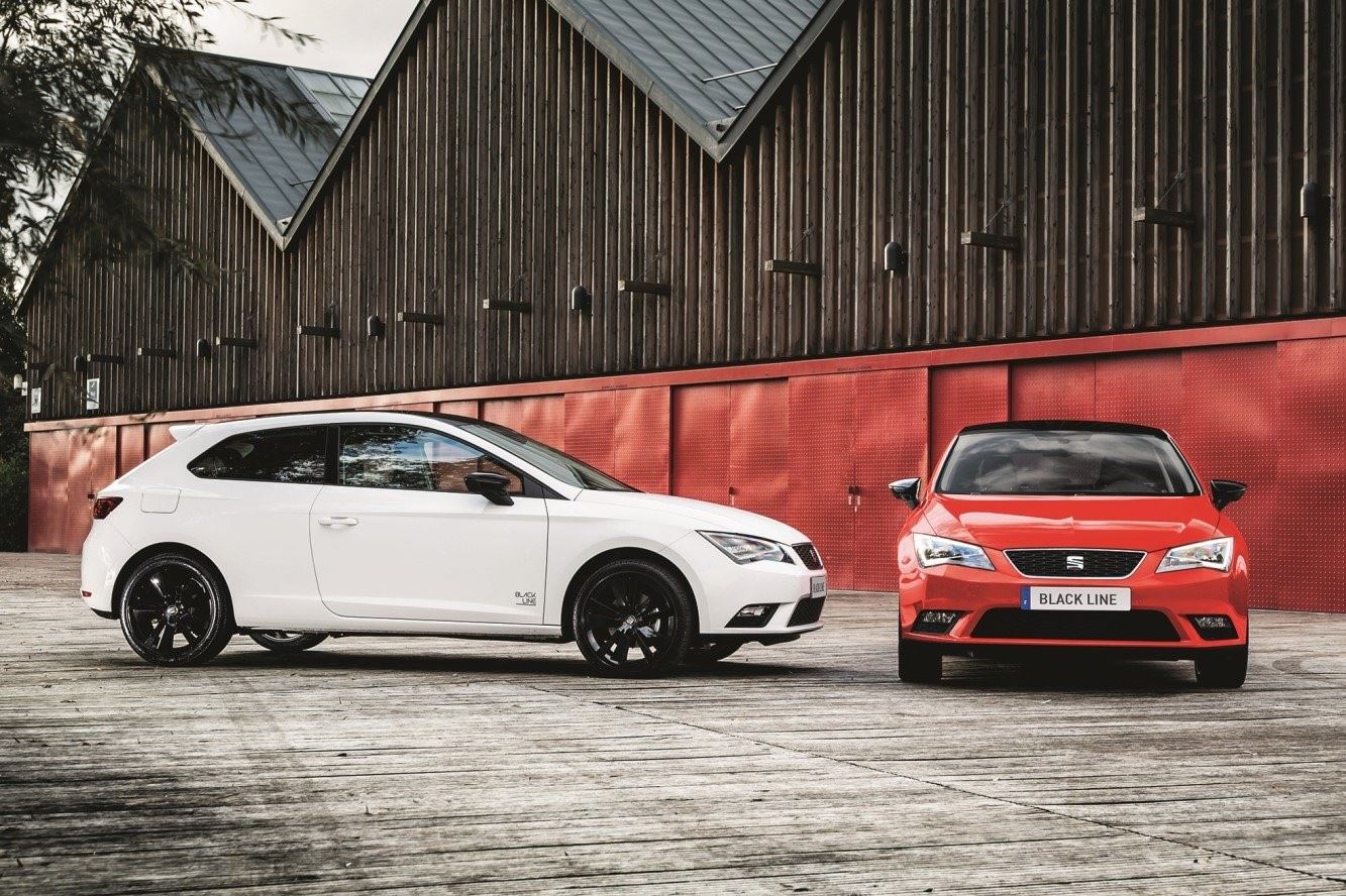 Seat leon sc et ibiza black line l exclusivite par les contrastes 