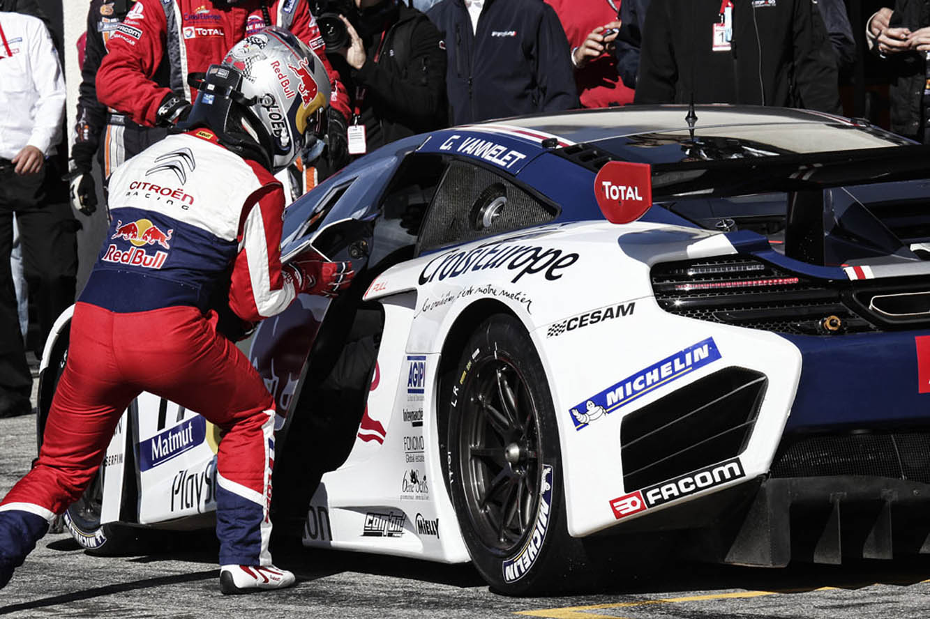 Sebastien loeb et alvaro parente ensemble en fia gt series 