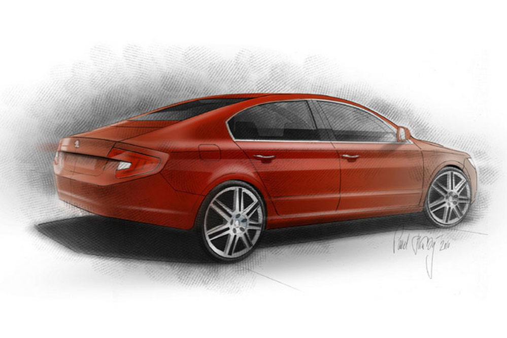 Image principale de l'actu: Skoda superb fastback 