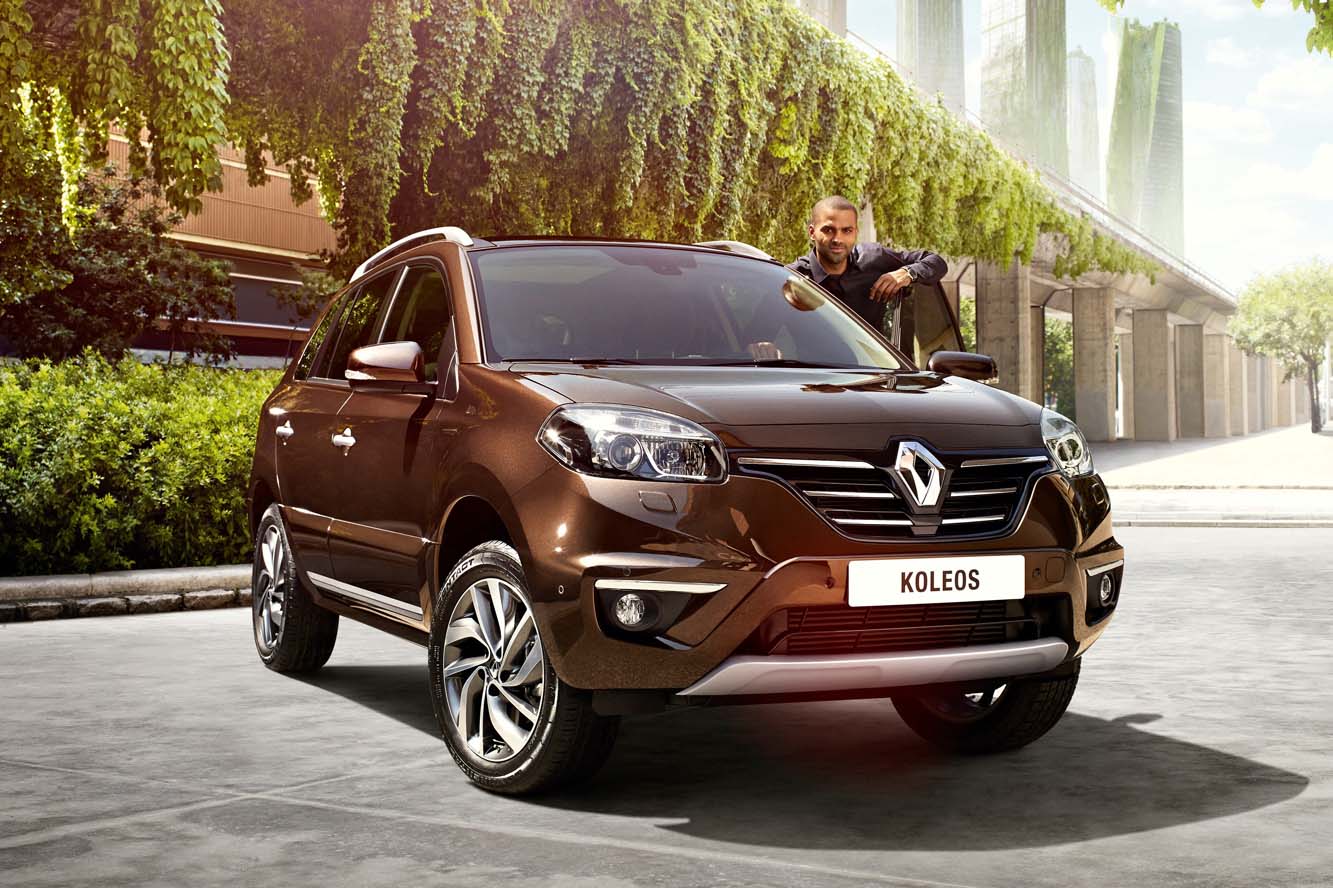 Tony parker roule en renault koleos 