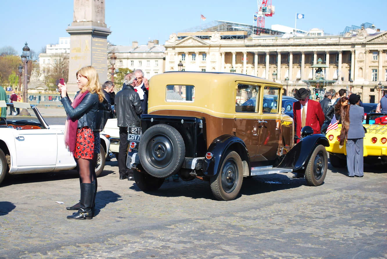 Place de la concorde retour dans le passe 