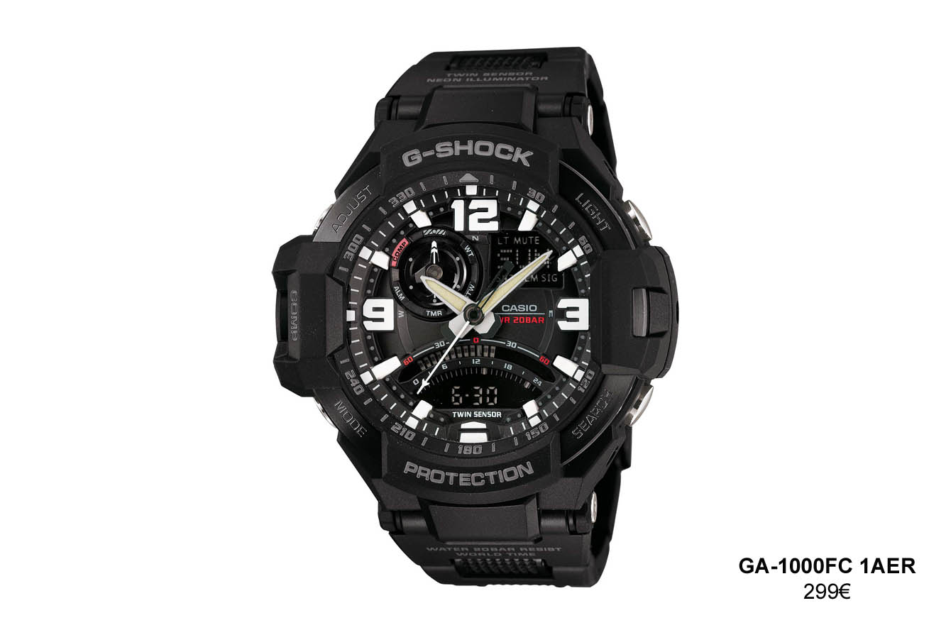 Image principale de l'actu: Montre g shock gravity defier flight compass 