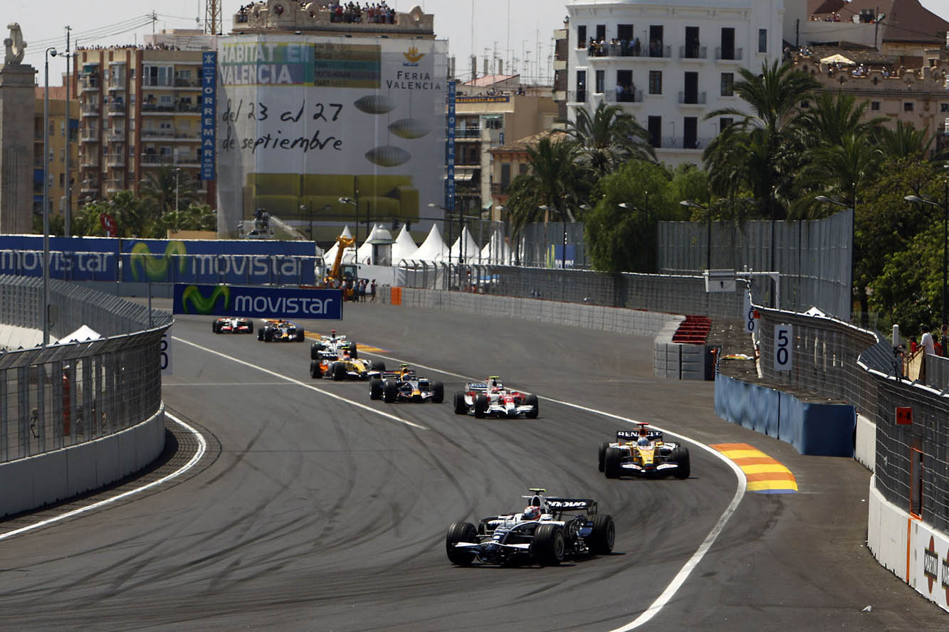 Le circuit f1 de valence en 3d 