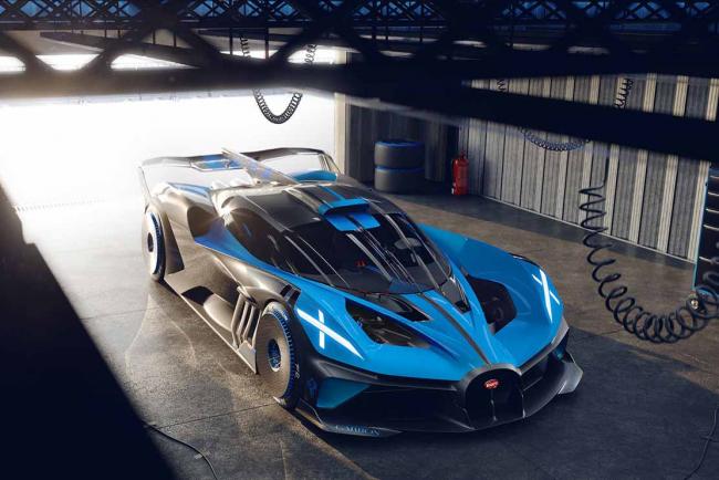 Fiche technique Bugatti Bolide W16 2021