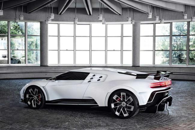 Fiche technique Bugatti Centodieci W16 2022